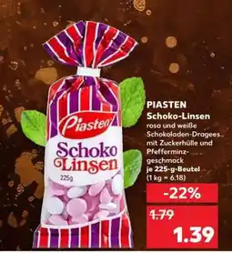 Kaufland PIASTEN Schoko-Linsen Angebot