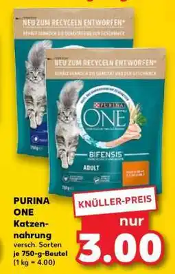 Kaufland PURINA ONE Katzennahrung Angebot