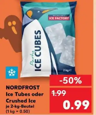 Kaufland NORDFROST Ice Tubes oder Crushed Ice Angebot