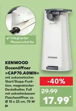 Kaufland KENWOOD Dosenöffner CAP70.A0WH Angebot