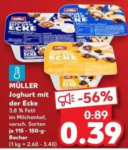 Kaufland MÜLLER Joghurt mit der Ecke Angebot