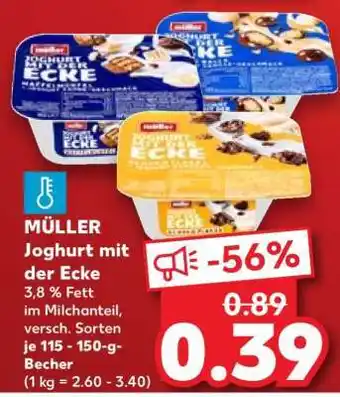 Kaufland MÜLLER Joghurt mit der Ecke Angebot