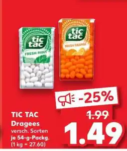Kaufland TIC TAC Dragees Angebot