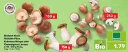 Kaufland Bioland dt. Shitake-Pilze, Kräuterseitlinge oder Champignons, braun Angebot
