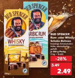 Kaufland BUD SPENCER Rum- oder Whisky Schoko-Bohnen Angebot