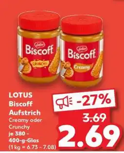 Kaufland LOTUS Biscoff Aufstrich Angebot