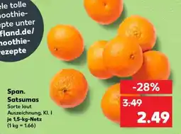 Kaufland Span. Satsumas Angebot