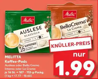 Kaufland MELITTA Kaffee-Pads Angebot