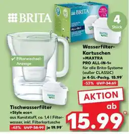 Kaufland Tischwasserfilter Style eco Angebot
