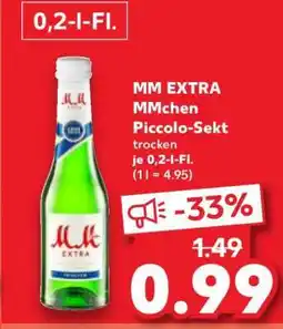Kaufland MM EXTRA MMchen Piccolo-Sekt Angebot