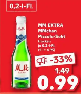 Kaufland MM EXTRA MMchen Piccolo-Sekt Angebot