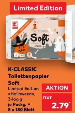 Kaufland K-CLASSIC Toilettenpapier Soft Angebot