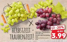 Kaufland Ital./span. Tafeltrauben Angebot