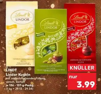 Kaufland LINDT Lindor Kugeln Angebot