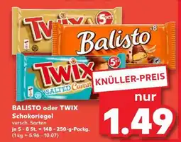 Kaufland BALISTO oder TWIX Schokoriegel Angebot
