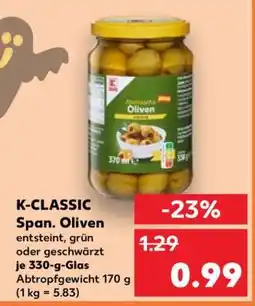 Kaufland K-CLASSIC Span. Oliven Angebot