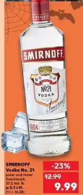 Kaufland SMIRNOFF Vodka No. 21 Angebot