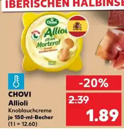 Kaufland Chovi Allioli Angebot