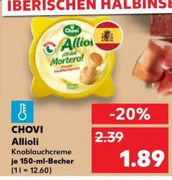 Kaufland Chovi Allioli Angebot