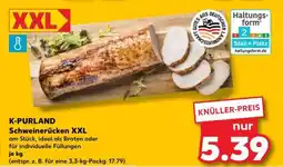 Kaufland K-PURLAND Schweinerücken XXL Angebot