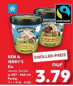 Kaufland BEN & JERRY’S Eis Angebot