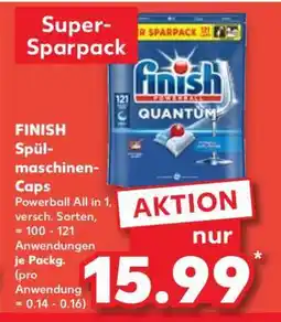 Kaufland FINISH Spülmaschinen-Caps Angebot