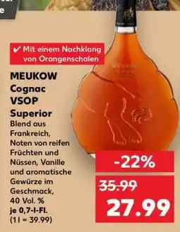 Kaufland MEUKOW Cognac VSOP Angebot