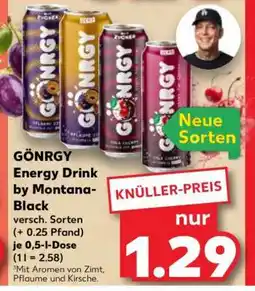 Kaufland GÖNRGY Energy Drink by Montana-Black Angebot