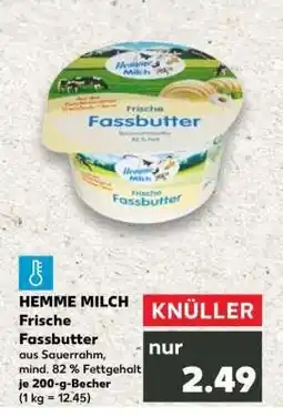 Kaufland Hemme Milch Frische Fassbutter Angebot