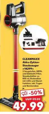 Kaufland CLEANMAXX Akku-Zyklon-Staubsauger 14299 Angebot