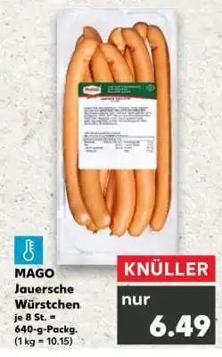 Kaufland MAGO Jauersche Würstchen Angebot