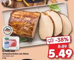 Kaufland K-PURLAND Schweinerücken am Stück Angebot