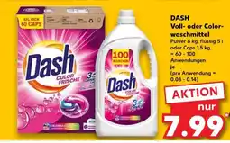 Kaufland DASH Voll- oder Color- waschmittel Angebot
