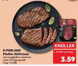 Kaufland K-PURLAND Pfeffer-Hüftsteak Angebot