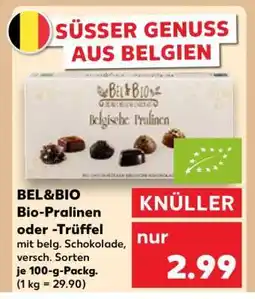 Kaufland BEL&BIO Bio-Pralinen oder -Trüffel Angebot