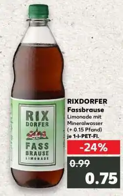Kaufland RIXDORFER Fassbrause Angebot