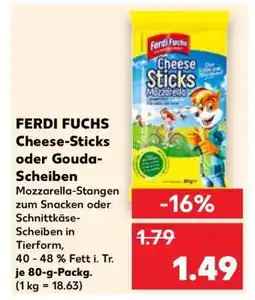 Kaufland FERDI FUCHS Cheese-Sticks oder Gouda- Scheiben Angebot