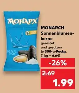 Kaufland MONARCH Sonnenblumenkerne Angebot