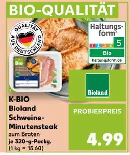 Kaufland K-BIO Bioland Schweine-Minutensteak Angebot