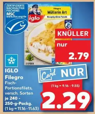 Kaufland IGLO Filegro Angebot