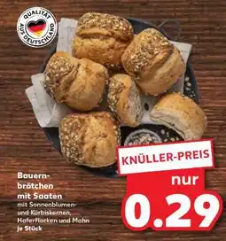 Kaufland Bauernbrötchen mit Saaten Angebot