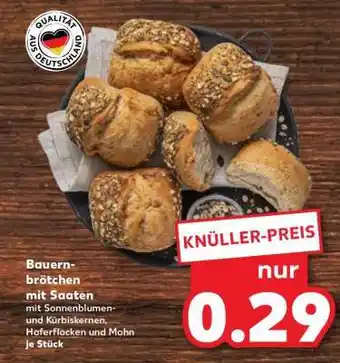 Kaufland Bauernbrötchen mit Saaten Angebot