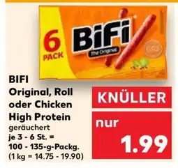 Kaufland BIFI Original, Roll oder Chicken High Protein Angebot