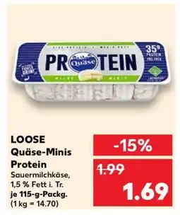 Kaufland LOOSE Quäse-Minis Protein Angebot
