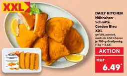 Kaufland DAILY KITCHEN Hähnchen-Schnitte Cordon Bleu XXL Angebot
