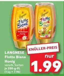 Kaufland Langnese Flotte Biene Honig Angebot