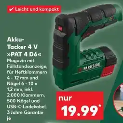 Kaufland Akku-Tacker 4 V PAT 4 D6 Angebot