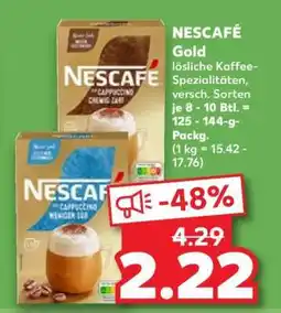 Kaufland Nescafé Gold Angebot