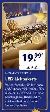 Aldi Süd LED Lichterkette Angebot