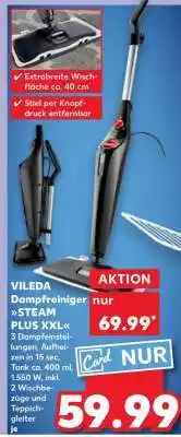 Kaufland VILEDA Dampfreiniger Steam Plus XXL Angebot